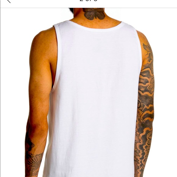 🏈🏈 VANS Medium Men’s White Tank Top New Never Worn - Picture 3 of 3